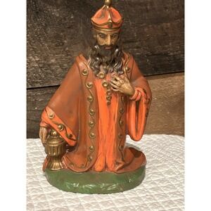 Vintage Holland Mold Wise Man King Nativity Figurine Statue Kneeling Replacement